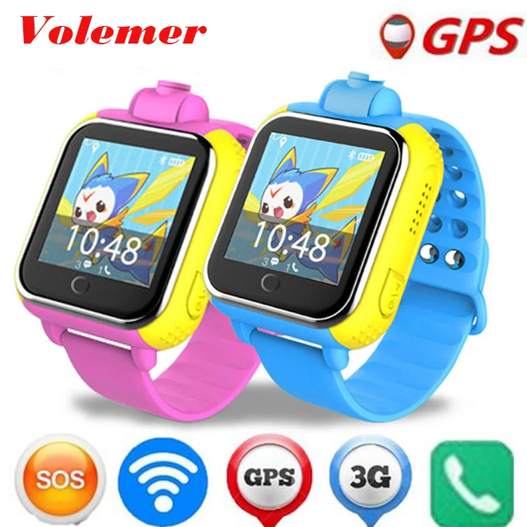 

Volemer Children 3G Smart Watch Kids Wristwatch Q730 3G GPRS GPS Locator Tracker Smartwatch Baby Watch With nano card Camera