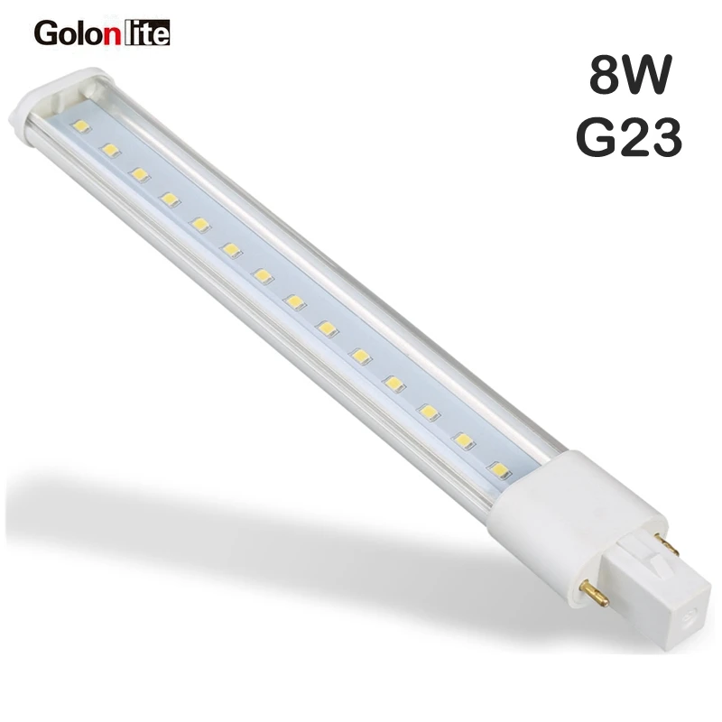 8x 9 W G23 2 broches basse énergie CFL Pl-S PLS Stick Ampoule 4000K Blanc Froid Lampe 