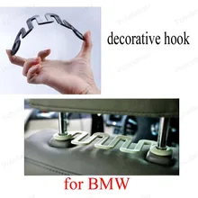 Подвесные украшения декоративный дизайн автомобиля Автомобильная одежда с узором зигзаг мешок крюк высокой плотности молекулярный пластик для B-MW