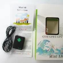 Мини A8 автомобиль трекер Глобальный реальное время 4 соединяет GSM/GPRS Безопасности Автоматическое отслеживание устройства Поддержка Android сигнализация