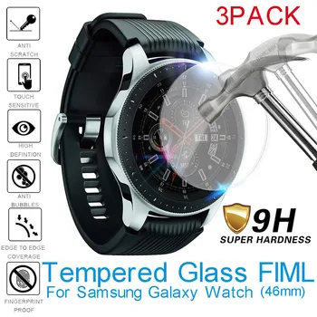 

3pcs Protective Glass On The For Samsung Galaxy Watch 46mm Tempered Glass Smart Wristwatch Screen Protector Toughned Film Glas