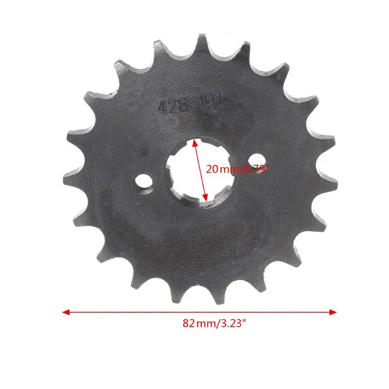 Внедорожный мотоцикл передняя Звездочка Шестерня отверстие внутренний диаметр 20 мм 10 T до 19 T