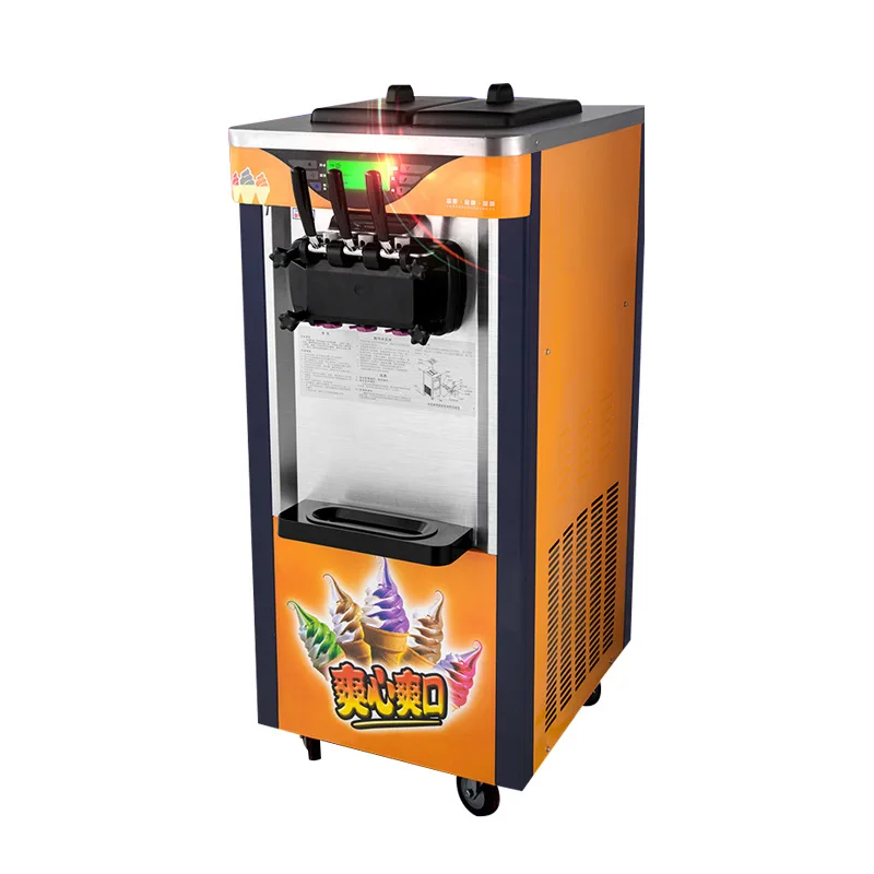 

Lecon commercial ice cream machine automatic ice cream machine vertical touch screen soft ice cream machine genuine cone QBL-968