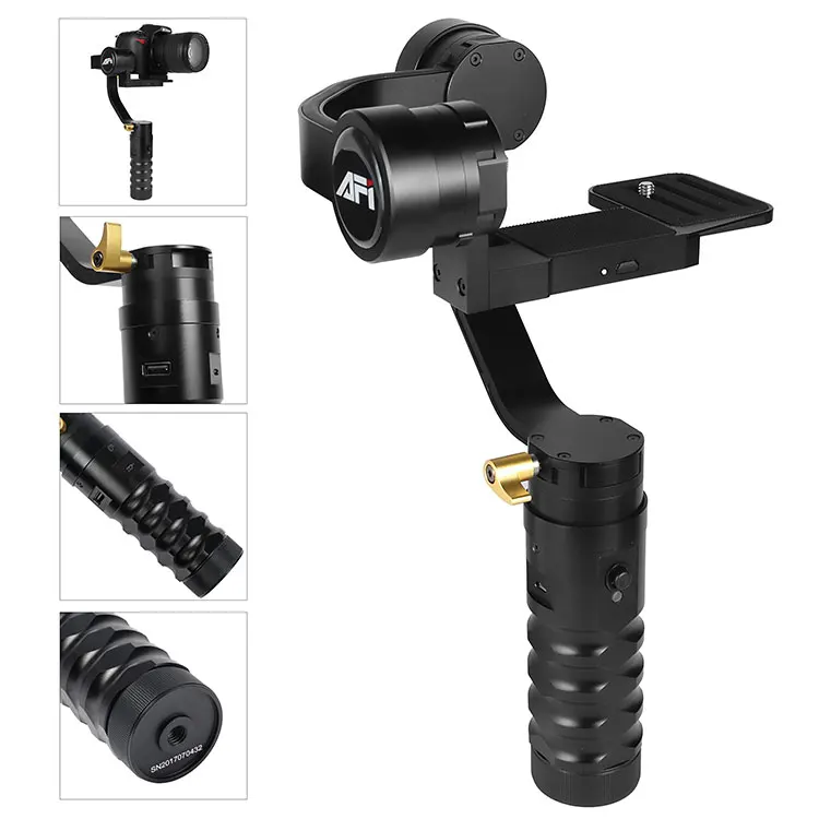 AFI VS-3SD Camera Stabilizer gimbal dslr soporte Handheld 3-Axle gimbal video dslr mobile Brushless with Servo Follow Focus