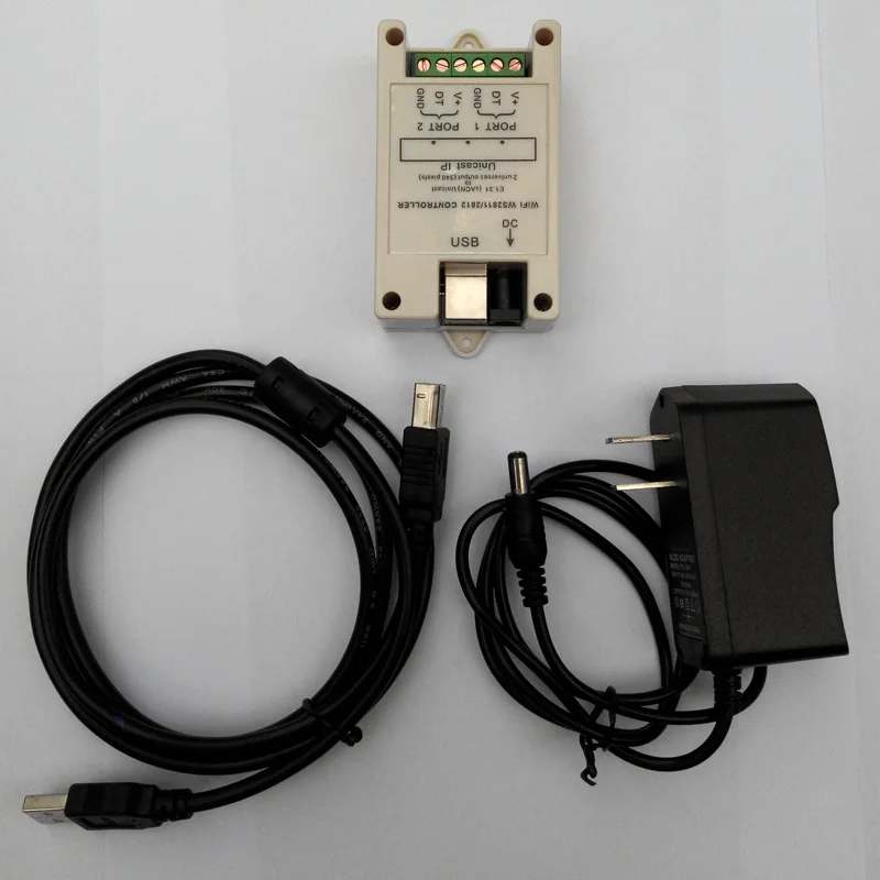

E1.31 (sACN) Unicast format via WiFi to WS2811/2812/2812B pixel controller up to 340 pixels (2 universes output)
