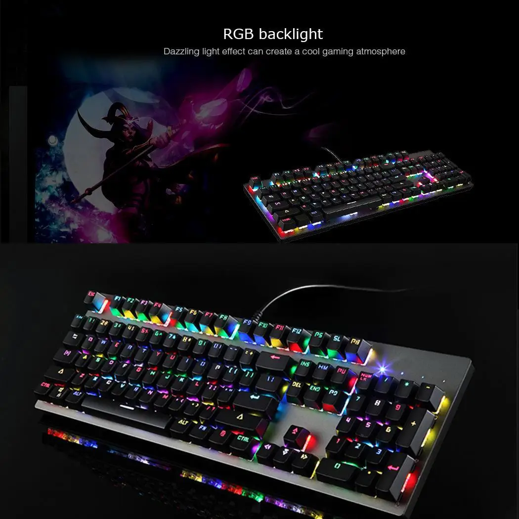 Motospeed CK89 NKRO механическая клавиатура Kailh Box Switch USB Проводная настоящая RGB подсветка