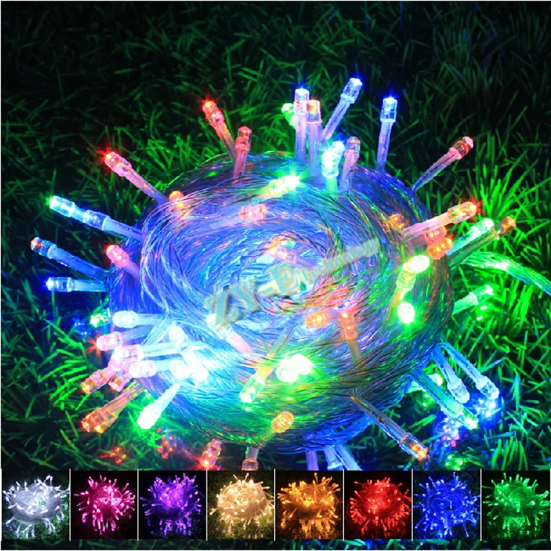 Holiday lights 10M 100LEDs LED string light 220/110V Christmas Holiday Wedding Party Decorations Garland Lighting ship by dhl Holiday lights 10M 100LEDs LED string light 220/110V Christmas Holiday Wedding Party Decorations Garland Lighting ship by dhl