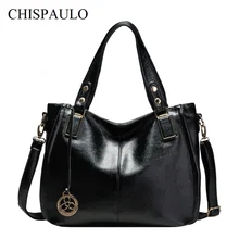 CHISPAULO 2017 Frauen Echtem Leder Handtaschen Marke Dame crossbody Mode frauen Schulter BagsVintage Frauen Messenger Bags X21