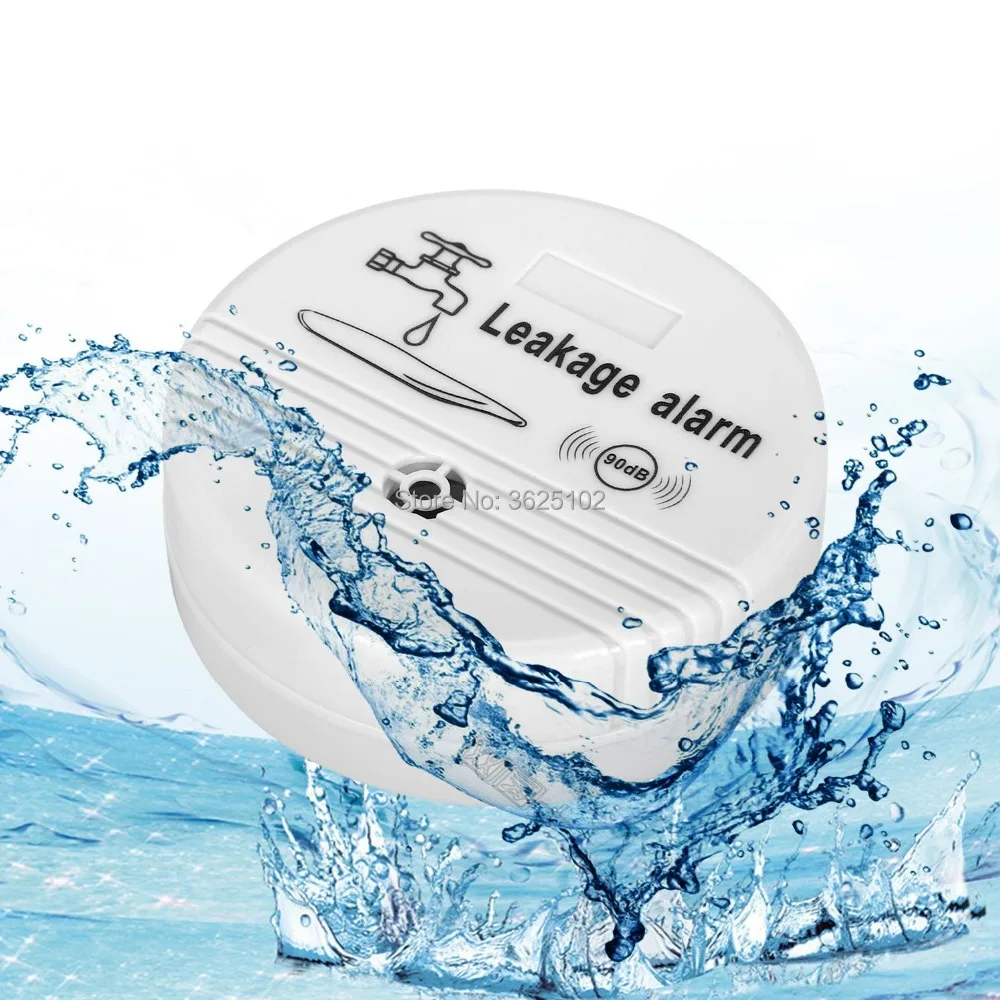 2 шт. ABS беспроводной детектор утечки воды датчик воды сигнализация утечки сигнализации домашней безопасности