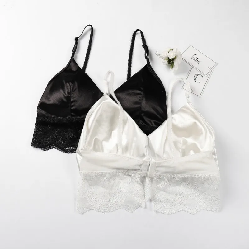 

2018 Hot Sexy Deep V-Neck Tops Ladies Solid Casual Lace Back Closure Camis Tops Fashion Short Bare Midriff Corset Camisoles
