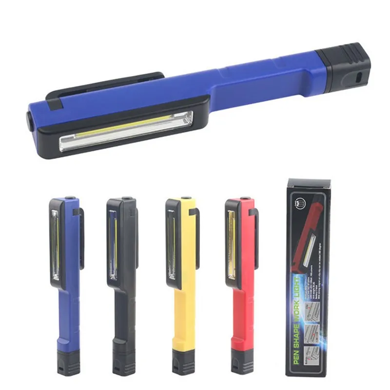 

ISHOWTIENDA Mini LED Multifunction Maintenance flashlight Portable lanterns Inspection Outdoor Pen Work Light With Magnet#y20