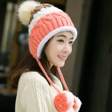 Высококачественная Женская шерстяная шапочка вязаная бини, чтобы сохранить Gorro; теплый masculino gorros в зимней шапке шапка с наушниками bone Skullies