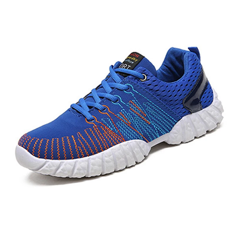 Breathable Men's Breathable Mesh Running Shoes Weaving Outdoor Man