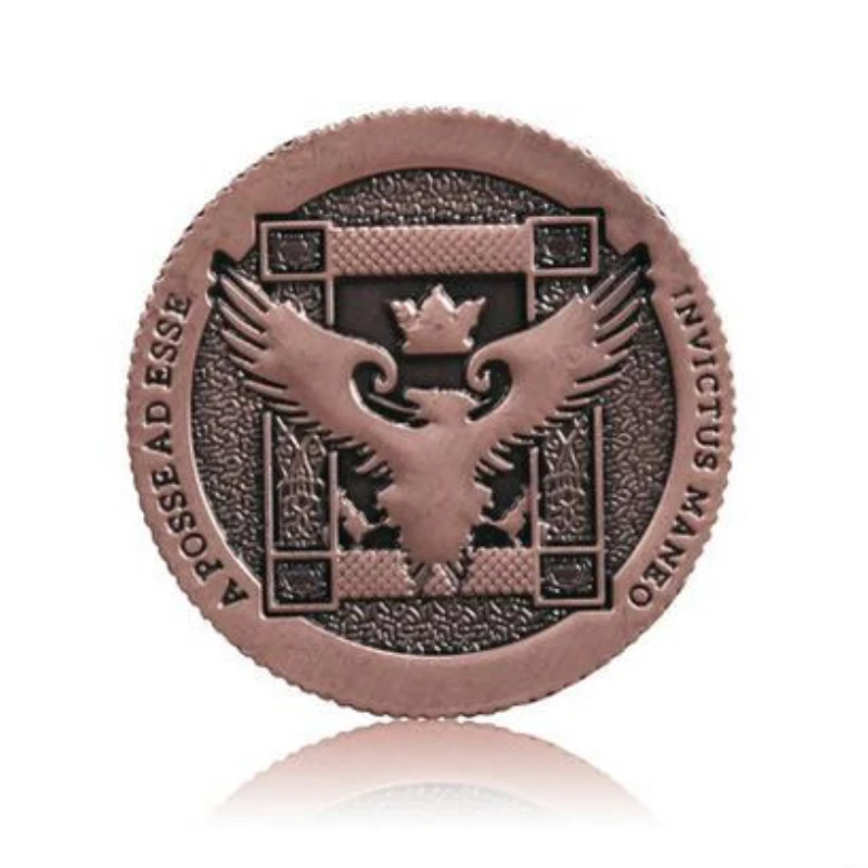 

Ellusionist Artifact Coin( Rev 2 ) Half Dollar Size Copper color Magic Tricks magic props