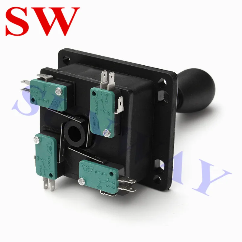 2PCS High Quality BAOLIAN Joystick/Arcade Joystick 4 / 8 Way Spanish /American joystick wtih Black Balltop For ARCADE JAMMA GAME