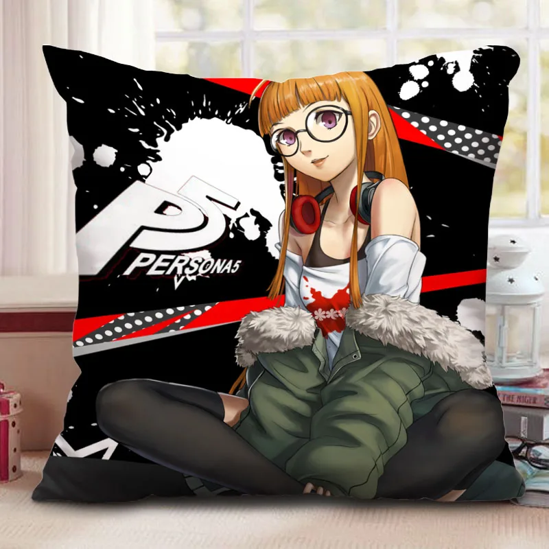 

2018 Game Persona 5/P5 Cosplay Pillowcase+Pillow inner Cushion Cover Home Sofa 40x40cm Two Sides Boys Girls Gifts