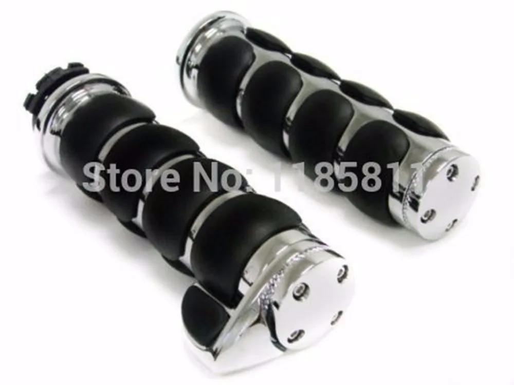 

Motorcycle 1" 25mm Chrome Hand Grips + Throttle Boss For Kawasaki sportbikes and Vulcan 500 800 900 1500 1600 2000