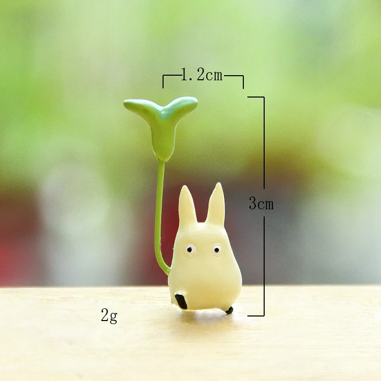 Micro Fairy Garden Figurines Miniature Desktop Decoration Terrarium Succulents Anime My Neighbor Totoro Action Figures Gift DIY - Цвет: 037 resin