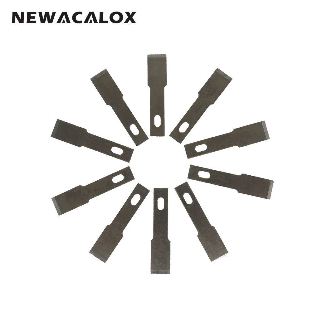 NEWACALOX 20 шт. скребки из нержавеющей стали лезвия для ремонта печатных плат Пленки Инструменты Nicking хобби нож резак скульптура гравировка DIY инструмент