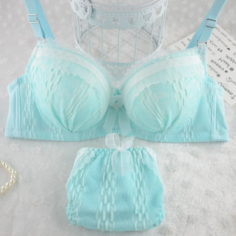 font b 2017 b font New Lace bra set Bra and Panty Sets candy color