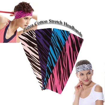 

Cotton Stretch Headband Zebra