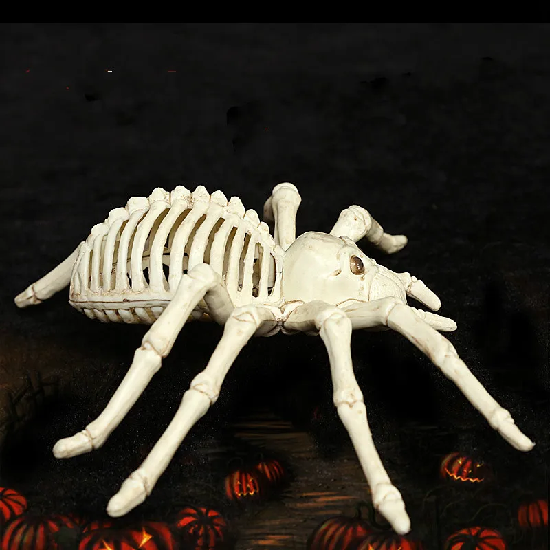 Skeleton Spider 100 Plastic Animal Skeleton Bones For Horror Halloween