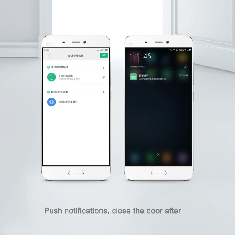 Умный домашний комплект Xiaomi, умный мини-датчик дверного окна+ Многофункциональный шлюз, обновленная версия для умного домашнего устройства
