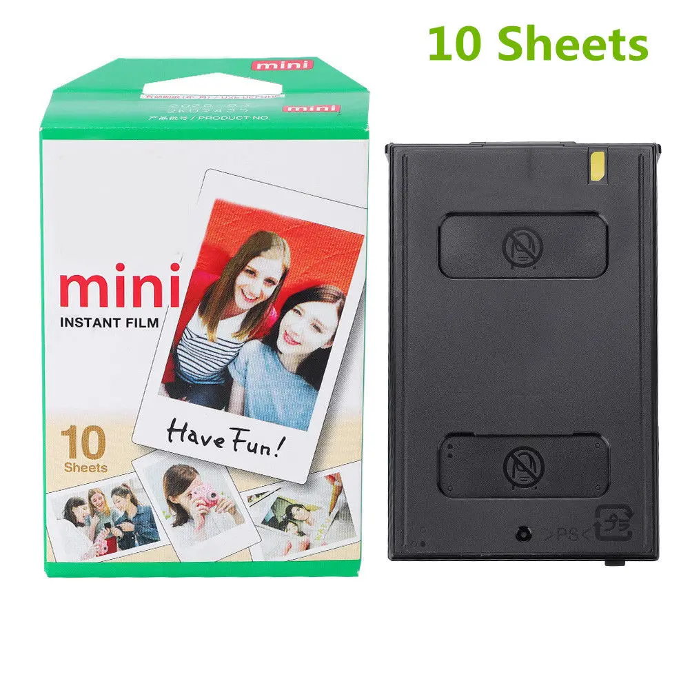 New 10-100 Sheets For Fujifilm Instax Mini White Film Instant Photo Paper For Instax Mini 8 9 7s 9 70 25 50s 90 SP-1 2 camera - Цвет: 10 Sheets