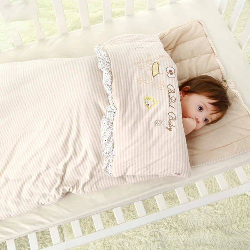 

Thickening Baby Sleeping bag Winter Baby Envelope Baby Bedding Swaddle Newborn Blanket Color Cotton Infant Bedding Kids slaapzak
