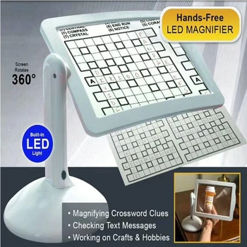 

NNew Hands Free Magnifying Glass Magnifying Glass Magnifying Gglass With light LED Screen Blank Sewing And Embroidery