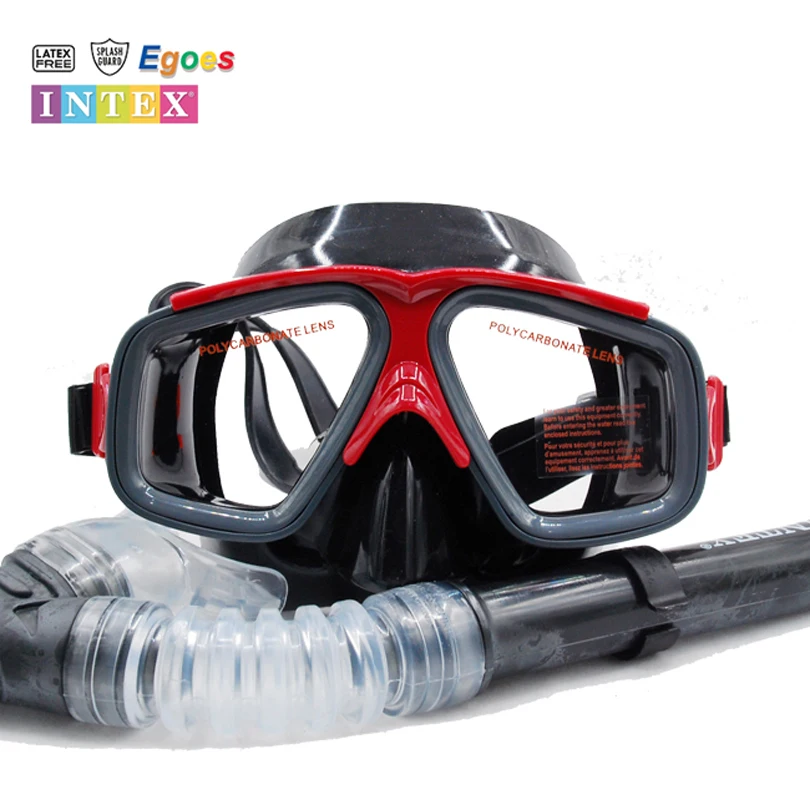 

Intex Reef Rider Adult Swimming Diving Mask & Snorkel Set 55949/55948