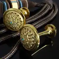 1 пара перо Форма Диаманте крючки для штор анти-ржавчина Pothook стены Tieback Полотенца Вешалка для пальто и шляп крючки для штор, аксессуары для декора - изображение