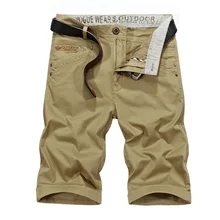 Летние мужские шорты шорты милитари мужские повседневные хлопковые бермуды Masculina много карманов средней талии по колено шорты мужские