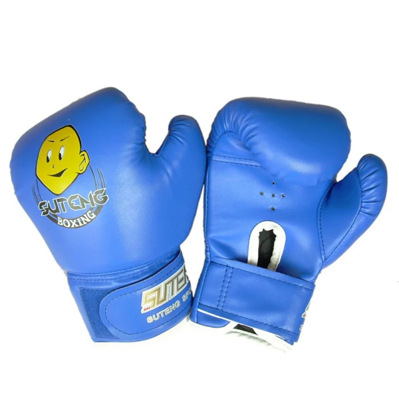 

From USA Shipping Training Fists PU Durable Boxing Gloves Cartoon Sparring Kick Fight Gloves Leather Boxing Gloves