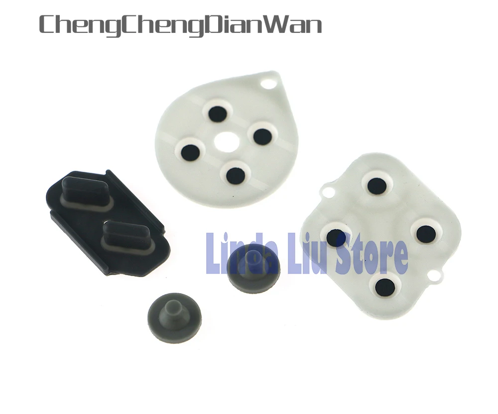 

ChengChengDianWan for Nintendo SNES Super NES Nintendo Rubber Conductive Silicone Pads Buttons Repair Replacement 8sets/lot