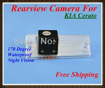 

High quality! Waterproof Special 4LED CCD Car Rear view camera Reverse paking for KIA Cerato