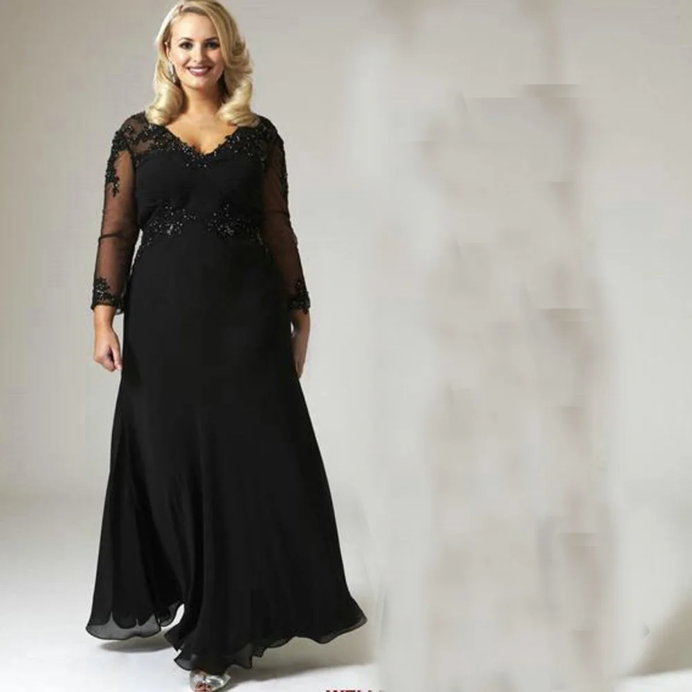 black mother of the bride dresses plus size