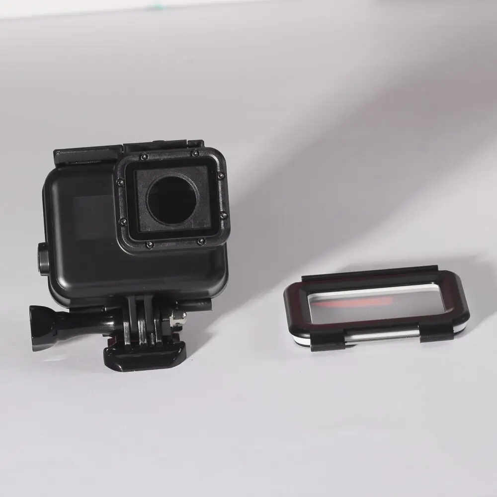 Водонепроницаемый чехол для Gopro Hero 6 5 сенсорный экран задняя дверь подводный