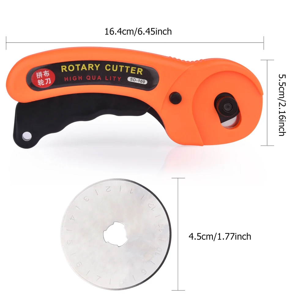 45mm Quilters Rotary Cutter Circular Cut Premium Cutting Craft Tool Sewing Fabric Cutting Machine Handcraft DIY Leather Tools