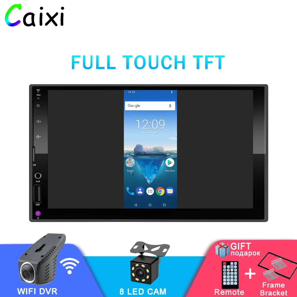 

2 DIN 7inch Android And Iphone Mirror Link Car Multimedia Player Bluetooth FM Radio Player Vehicle camera For TOYOTA Nissa