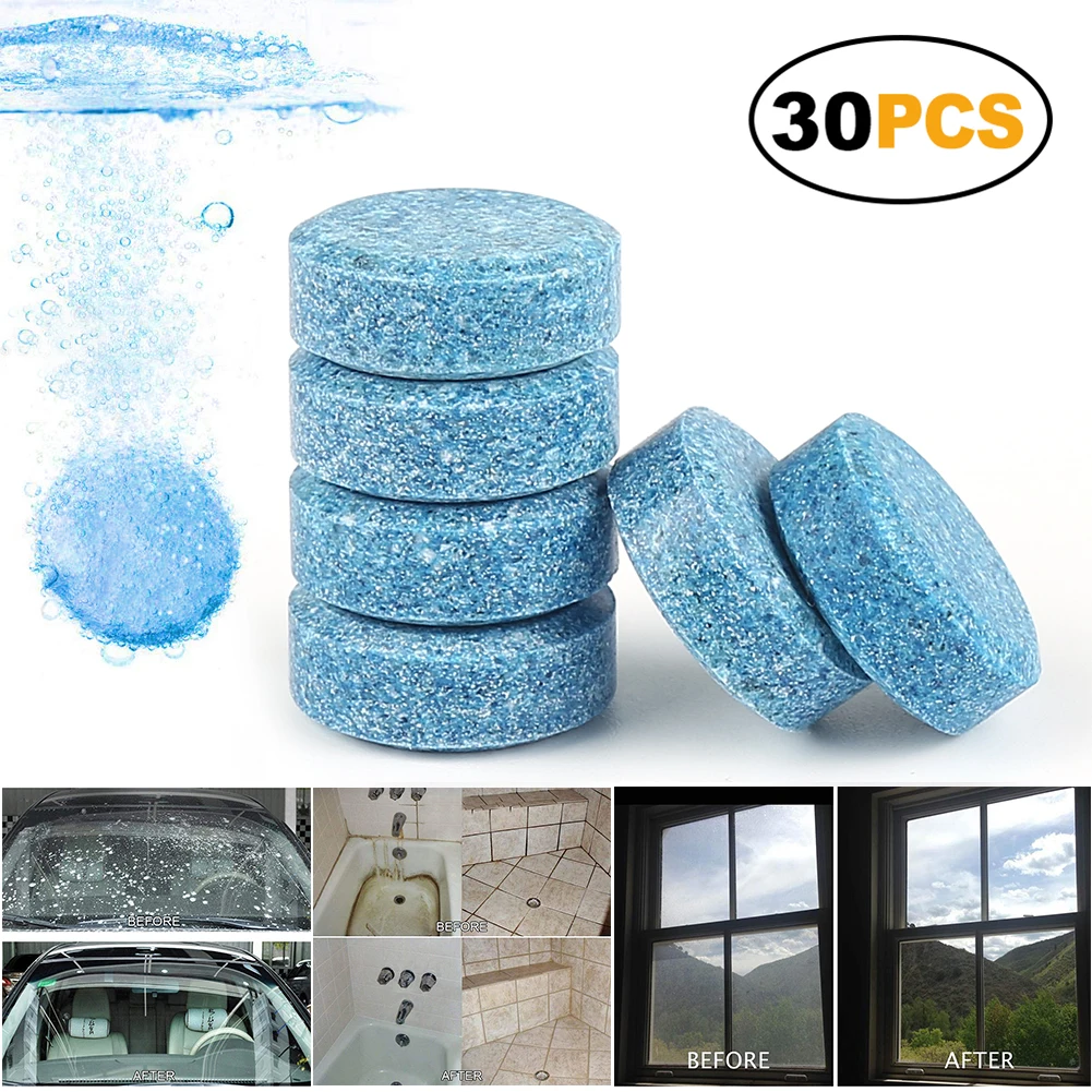 

30pcs Multifunctional Effervescent Spray Cleaner With Bottle for Home/Outdoor Effervescent Concentrated Cleaner Tool Dropshipp