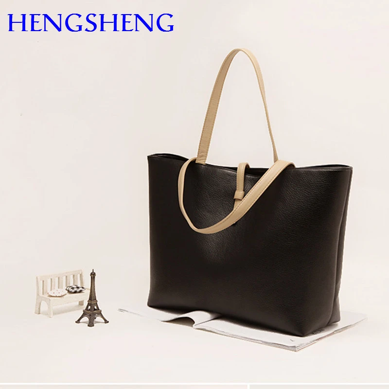 

Hengsheng quality pu leather women messengers bag with soft shoulder women bags of fashion female top-handle bags women