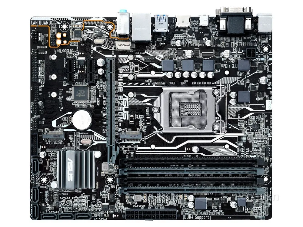 Asus премьер B250M-A рабочего Материнская плата B250 разъем LGA 1151 i7 i5 i3 DDR4 USB3.0 Micro-ATX Бесплатная доставка