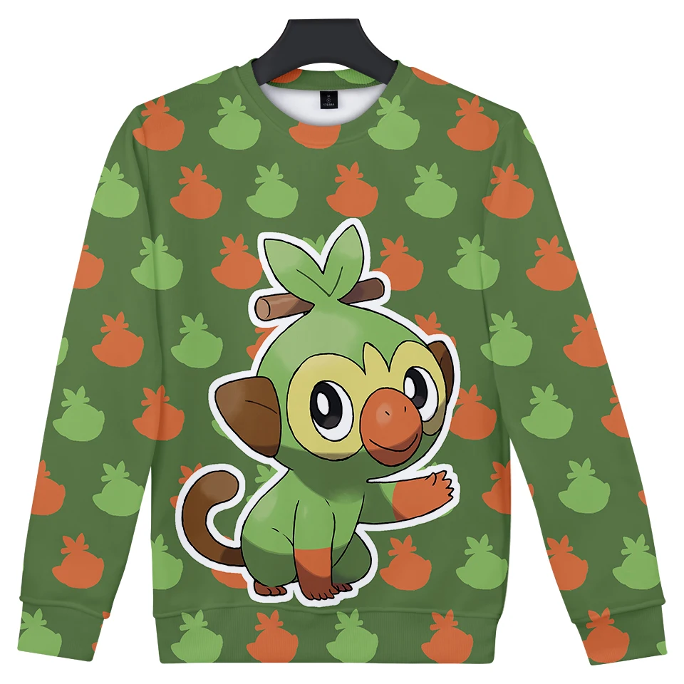 Pokemon Sword and Shield 3D Printed O-Neck Sweatshirts Women/Men Fashion Long Sleeve Sweatshirts 2019 Hot Sale Trendy Clothes