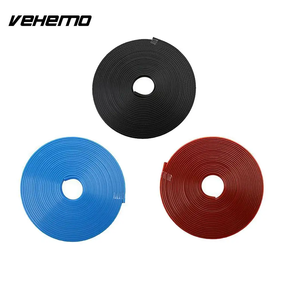 

Universal Car Wheel Hub Protector Ring Tyre Sticker Guard Rubber Strip 8M