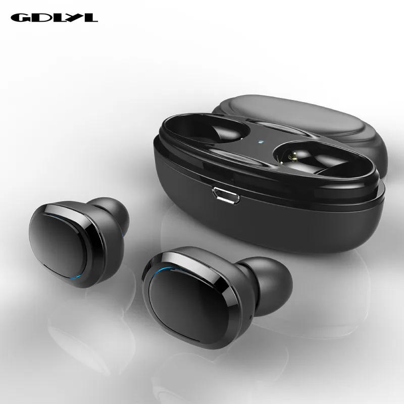 

True Wireless Earbuds Stereo Bluetooth Earphones Wireless Bluetooth Headphone Earphone with Built-in HD Mic and Charging Case