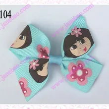 Популярные новые 1000 шт. 2,5 ''микс цветов для девочек, эксклюзивная заколка для волос крыло бант для волос Зажимы