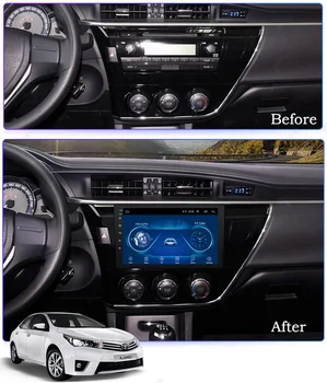 

Android 10.0 Car radio Super Slim Touch Screen GPS Navigation for toyota corolla 2014 -2016 headunit Stereo Multimedia Bluetooth
