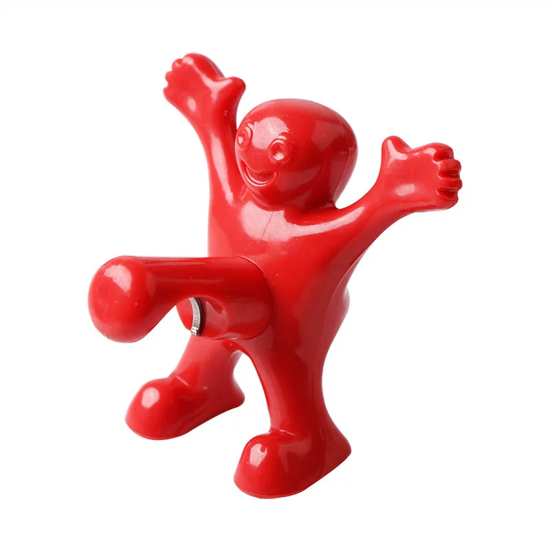 

Red Fun Happy Man Shape Wine Opener Beer Bottle Jar Openers Wine Stoppers For Home Kitchen Bar Tool