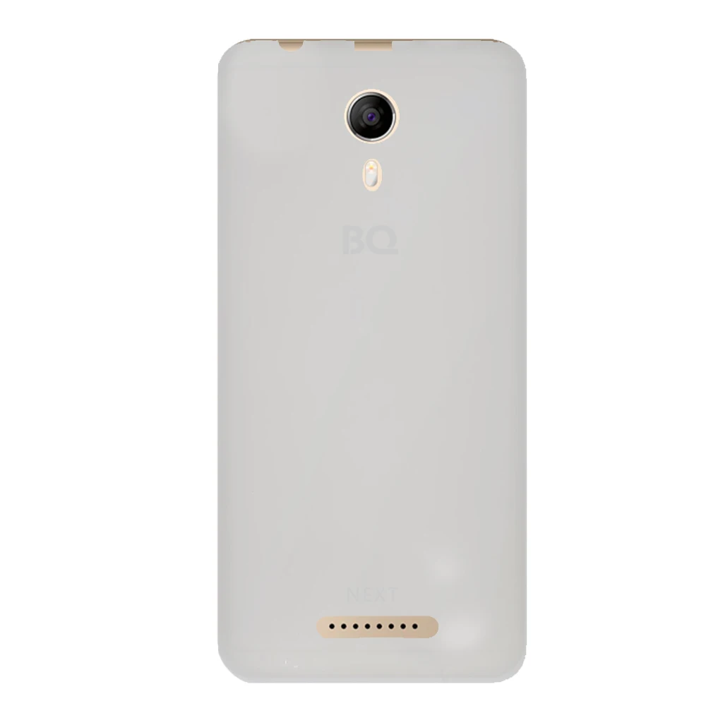 Для BQ 5522 Чехлы чистый цвет матовый черный белый чехол для следующая задняя крышка